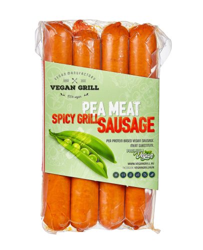 VEGAN GRILL pea meat spicy grill sausage 300g